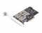 Адаптер Agestar AS-MC02 PCI 3.0 X4 адаптер для 2-х SSD формату M.2 NVMe/Sata