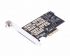Адаптер Agestar AS-MC02 PCI 3.0 X4 адаптер для 2-х SSD формату M.2 NVMe/Sata