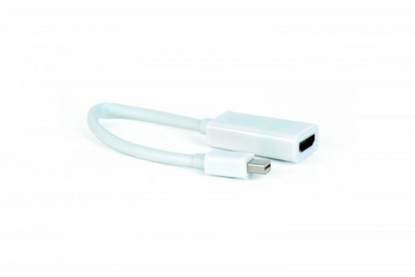 Адаптер Cablexpert A-mDPM-HDMIF-02-W з Mini DisplayPort на HDMI, білий