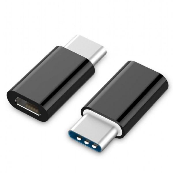 Адаптер Cablexpert A-USB2-CMmF-01 з USB Type-C  на Micro USB розетка