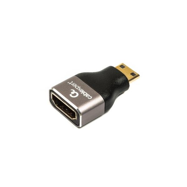 Адаптер Cablexpert AP-HDMI8K-FC HDMI, M/F mini-C, V2.1, 8K@60, алюміній
