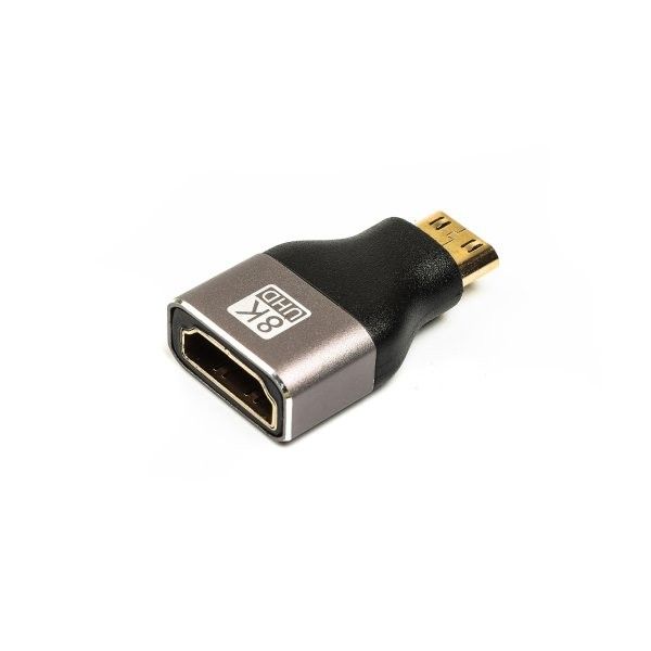 Адаптер Cablexpert AP-HDMI8K-FC HDMI, M/F mini-C, V2.1, 8K@60, алюміній