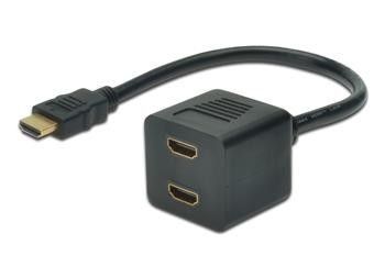Адаптер Digitus AK-330400-002-S HDMI Y 2m, black