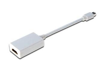 Адаптер Digitus AK-340404-001-W mini DisplayPort to HDMI (AM/AF) 0.15m white