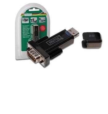 Адаптер Digitus DA-70156 з USB на COM (RS232) black