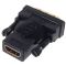 Адаптер EasyTouch DVI 24+1M to HDMI Female gold