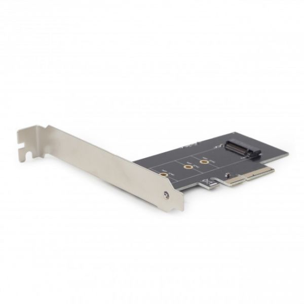 Адаптер Gembird PEX-M2-01 PCI-Express  для M,2 nvme SSD-накопичувача, шириною 22 мм, низкопрофільна планка в комплекті