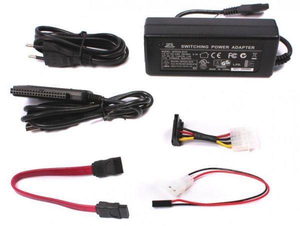 Адаптер Viewcon VE158 USB2.0-DE/SATA, з БЖ