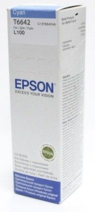 Чорнило Epson 664 для L100/L110/L120/L200/L210/L300/L366 cyan (C13T66424A)