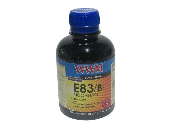 Чорнило WWM E83/B для EPSON Stylus Photo P50/R270/R290/RX615/T50/TX650 Black (200 г)