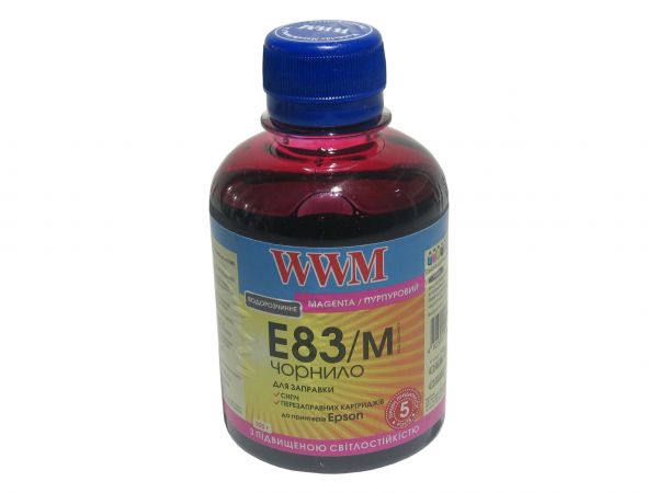 Чорнило WWM E83/M для EPSON Stylus Photo P50/R270/R290/RX615/T50/TX650 Magenta (200 г)