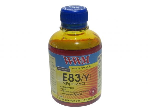 Чорнило WWM E83/Y для EPSON Stylus Photo P50/R270/R290/RX615/T50/TX650 Yellow (200 г)