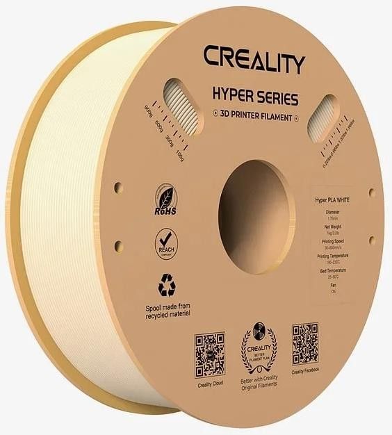 Філамент для 3D-принтера Creality Hyper PLA 1.75mm Skin, 1кг (3301010378)