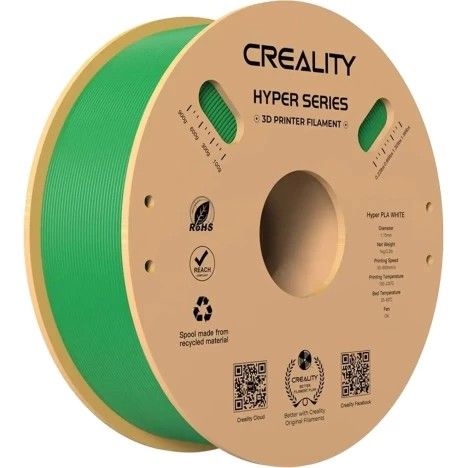 Філамент для 3D-принтера Creality Hyper PLA 1.75mm  Green, 1кг (3301010380)
