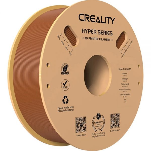 Філамент для 3D-принтера Creality Hyper PLA 1.75mm Brown, 1кг (3301010382)