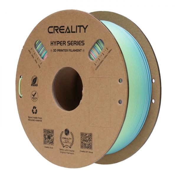 Філамент для 3D-принтера Creality Hyper PLA 1.75mm Rainbow, 1кг (3301010424)