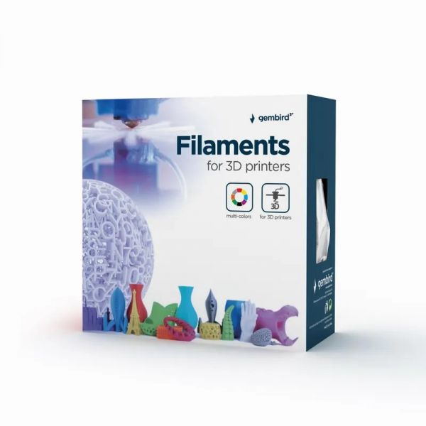 Філамент для 3D-принтера Gembird 3DP-PLA+1.75-02-BK  PLA+, 1.75 мм, чорний
