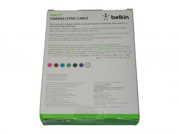 Кабель Belkin MIXIT microUSB (AM/microB), 1.2м, білий (F2CUO12bt04-WHT)