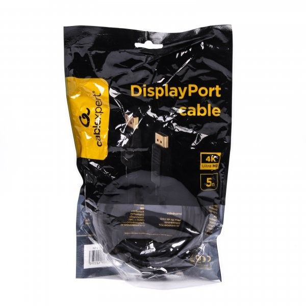 Кабель Cablexpert CC-DP2-5M DisplayPort V1.2, 4К 60 Гц, 5 м