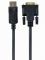Кабель Cablexpert CC-DPM-DVIM-1M DisplayPort вилка/DVI вилка, 1м