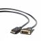 Кабель Cablexpert CC-DPM-DVIM-3M з DisplayPort на DVI, Full HD 60 Гц, 3 м