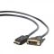 Кабель Cablexpert CC-DPM-DVIM-6 DisplayPort вилка/DVI вилка, 1.8 м