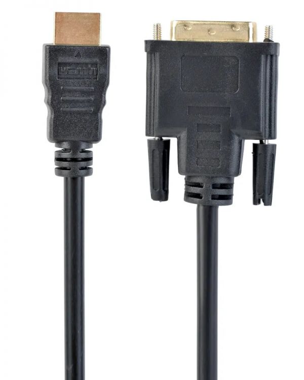 Кабель Cablexpert CC-HDMI-DVI-0.5M HDMI-DVI, V1.3/19-пин, позолоч, 0,5 м