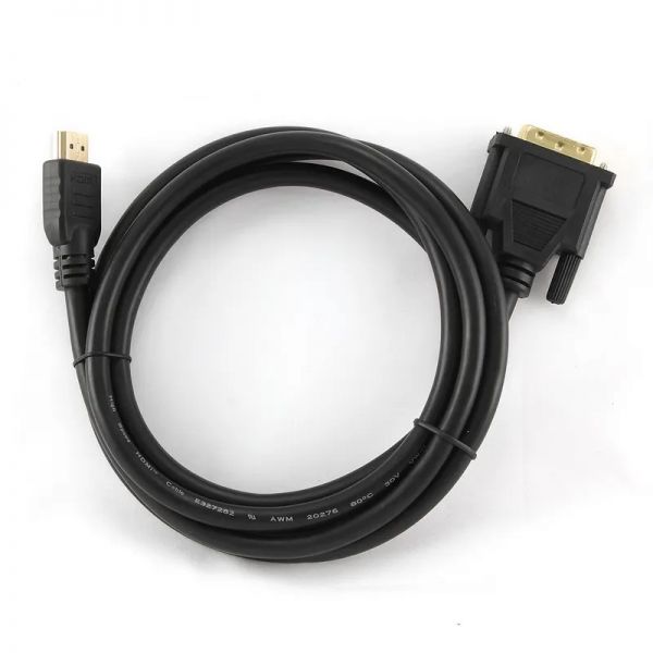 Кабель Cablexpert CC-HDMI-DVI-0.5M HDMI-DVI, V1.3/19-пин, позолоч, 0,5 м