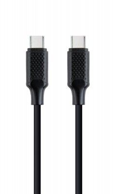 Кабель Cablexpert CC-USB2-CMCM60-1.5M USB 2.0 Power Delivery (PD) 60 Ватт, C-папа/C-папа, 1,5 м, преміум