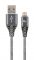 Кабель Cablexpert CC-USB2B-AMmBM-1M-WB2 micro USB 2.0 A-папа/Micro B-папа, преміум, 2.1А, 1м