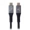 Кабель Cablexpert CCBP-USB3-CMCM100-1.5M , USB Type C 3.2 Gen2*2 20Gbps, 100W(20V5A), 4K60Hz, C-тато/C-тато, 1,5 м, преміум