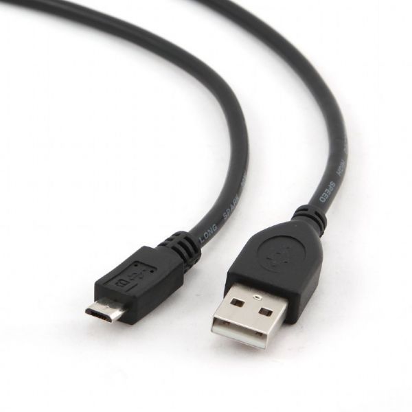Кабель Cablexpert CCP-mUSB2-AMBM-1M micro USB2.0, A-папа/micro B-папа, 1 м, премиум