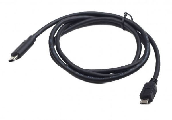 Кабель Cablexpert CCP-USB2-mBMCM-1M USB 2.0 Micro BM-папа/Type C-папа, 1 м, преміум