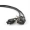 Кабель Cablexpert PC-186-ML12 силовий, CEE7/17-C5, довжина 1.8 м, VDE, з заземленям, 3*0.75 мм