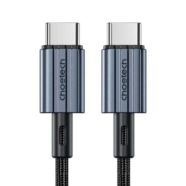 Кабель CHOETECH XCC-1014-BK USB 2.0 C-тато/C-тато, 60 ватт, 1.2 м, преміум