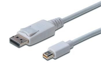 Кабель Digitus AK-340102-020-W miniDisplayPort to DisplayPort (AM/AM) 2.0m, white