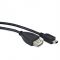 Кабель Gembird A-OTG-AFBM-002 USB для OTG пристроїв, AF - Mini BM, довжина 0,10 м, чорний