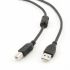Кабель Gembird CCF-USB2-AMBM-6 преміум якість USB 2.0 A-папа/B-папа, ферит, 1.8 м
