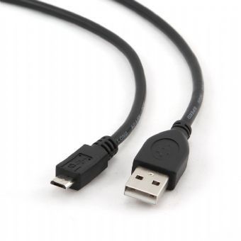Кабель Gembird CCP-mUSB2-AMBM USB 2.0 A-вилка/ Micro B-вилка, 0.3 м (CCP-mUSB2-AMBM-0.3M)