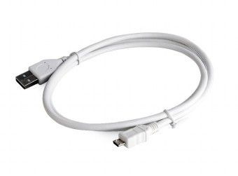 Кабель Gembird CCP-mUSB2-AMBM-W-0.5M micro USB, USB 2.0 A-вилка/ Micro B-вилка, 0.5 м, білий (CCP-mUSB2-AMBM-W-0.5)