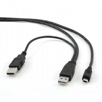 Кабель Gembird CCP-USB22-AM5P-6 преміум якість, подвійний USB 2.0 A-папа/ MINI USB 2.0 5-пін, 1.8 м