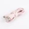 Кабель Maxxter UB-M-USB-01GP micro USB 2.0 A-тато/Micro B-тато, преміум, 2.4 А, силіконова застібка, рожевий