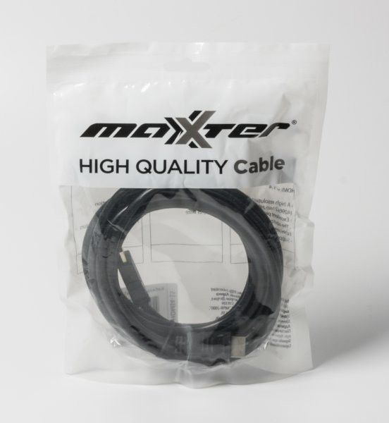Кабель Maxxter V-HDMI4-15 HDMI V.2.0, 4К 60 Гц, позолочені конектори, 4.5 м