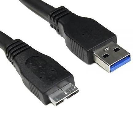Кабель OEM mUSB3-AMBM USB 3.0 A-папа/Micro B-папа, 30см, для зовнішніх накопичувачів, гуртова упаковка (mUSB3-AMBM-1)