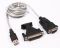 Кабель-перехідник Viewcon VEN 24 з USB 2.0 на COM (9+25pin), блістер, чіп: FT232BM