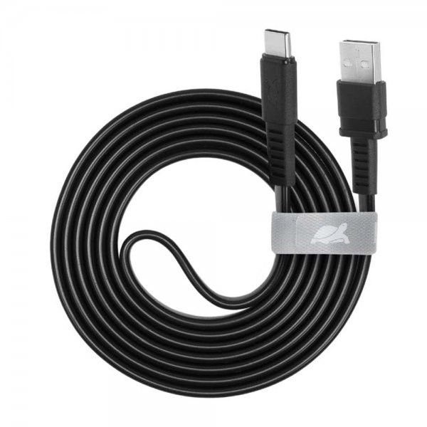 Кабель RivaCase PS6002 BK12  USB 2.0 Type-C,, 1.2 м, чорний