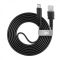 Кабель RivaCase PS6002 BK12  USB 2.0 Type-C,, 1.2 м, чорний