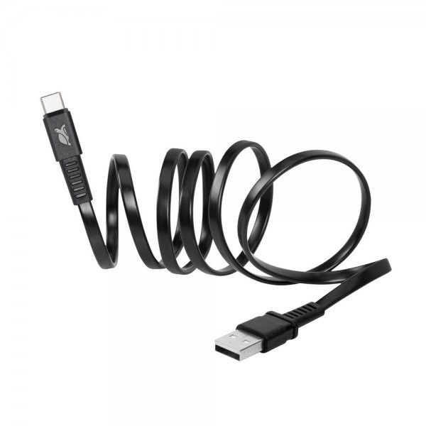 Кабель RivaCase PS6002 BK12  USB 2.0 Type-C,, 1.2 м, чорний