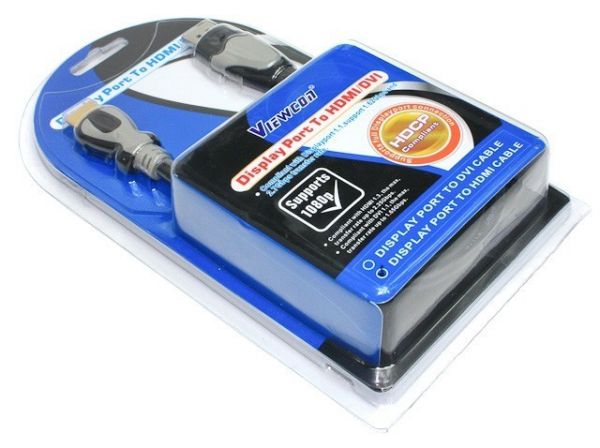 Кабель Viewcon VD119 з DisplayPort на HDMI 1.8м., блістер