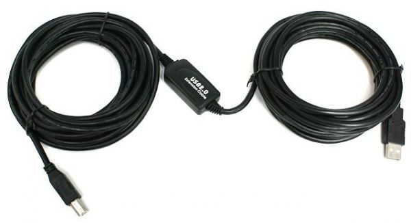 Кабель Viewcon VV013-10M  активний, USB 2.0, AM/BM 10м.